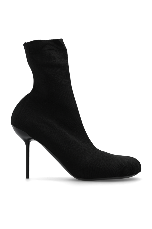 SchaferandweinerShops Sweden ankle boots baldowski d03229 1438 002 zamsz rudy Black Anatomic sock boots Balenciaga